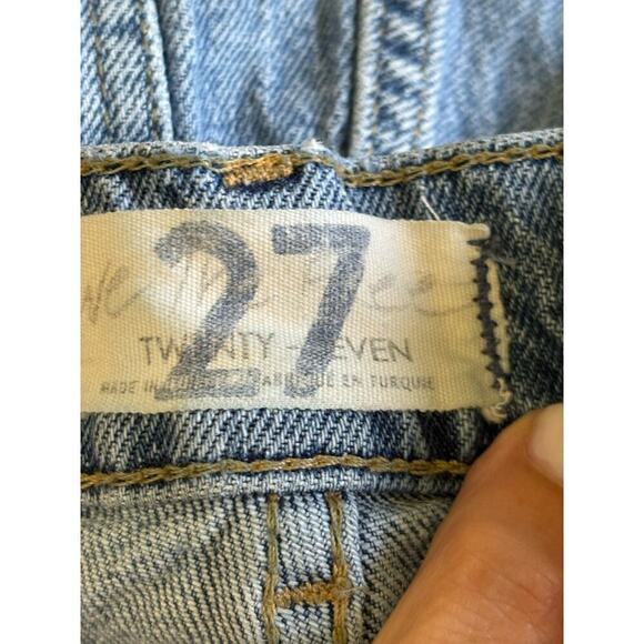 We the Free Jeans OB1207145, 27, distressed, high rise, sturdy denim, bohemian - Picture 5 of 6